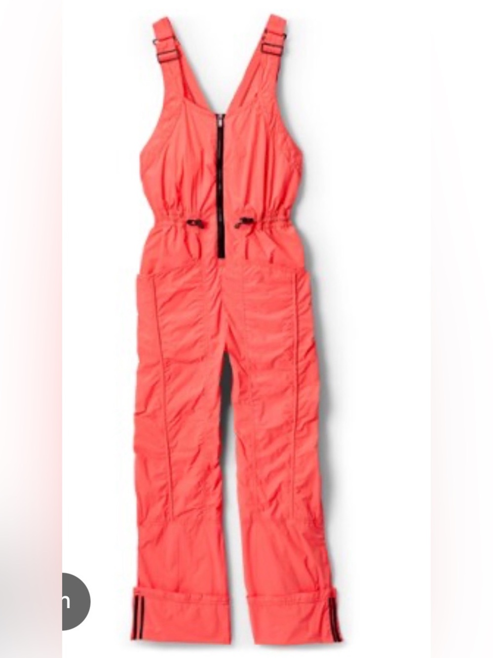 Free People uphill hiking onesie Sz S P neon pink pink orange